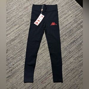 Kappa Women's navy blue Jeggings with Red Logo